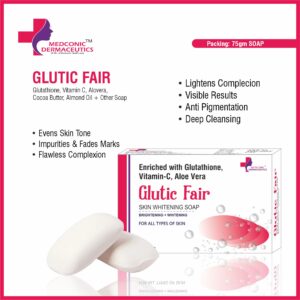 GLUTIC FAIR 75GM SOAP