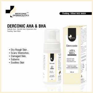 DERCONIC AHA _ BHA 100ML FACEWASH