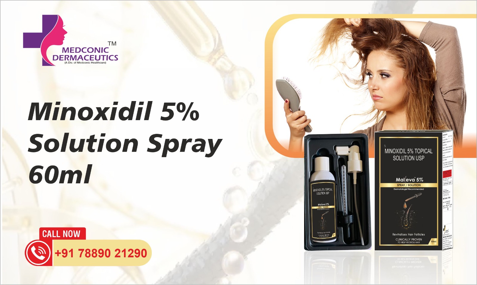 Minoxidil 5% Solution Spray 60ml
