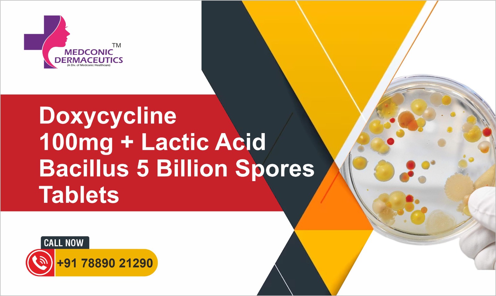 Doxycycline & Lactic Acid Bacillus Spores Tablets