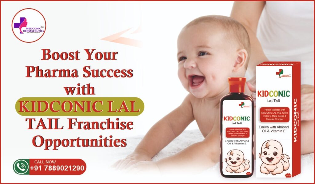 KIDCONIC LAL TAIL - RATANJOT NIRGUNDI ROSE OIL SHANKHPUSHPI ASHWAGANDHA MULETHI TULSI WHEATGERM OIL ALOE VERA CHANDAN OIL SOY OIL JAITOON TAIL BADAM OIL JOJOBA OIL and TIL OIL