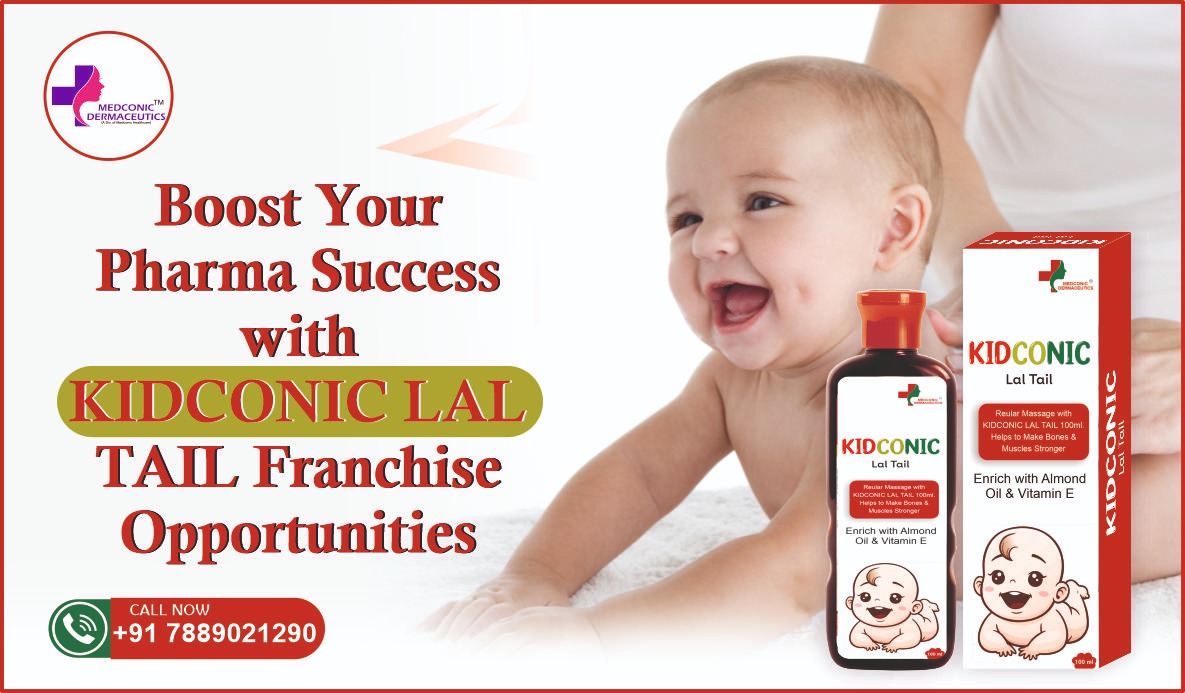KIDCONIC LAL TAIL - RATANJOT NIRGUNDI ROSE OIL SHANKHPUSHPI ASHWAGANDHA MULETHI TULSI WHEATGERM OIL ALOE VERA CHANDAN OIL SOY OIL JAITOON TAIL BADAM OIL JOJOBA OIL and TIL OIL