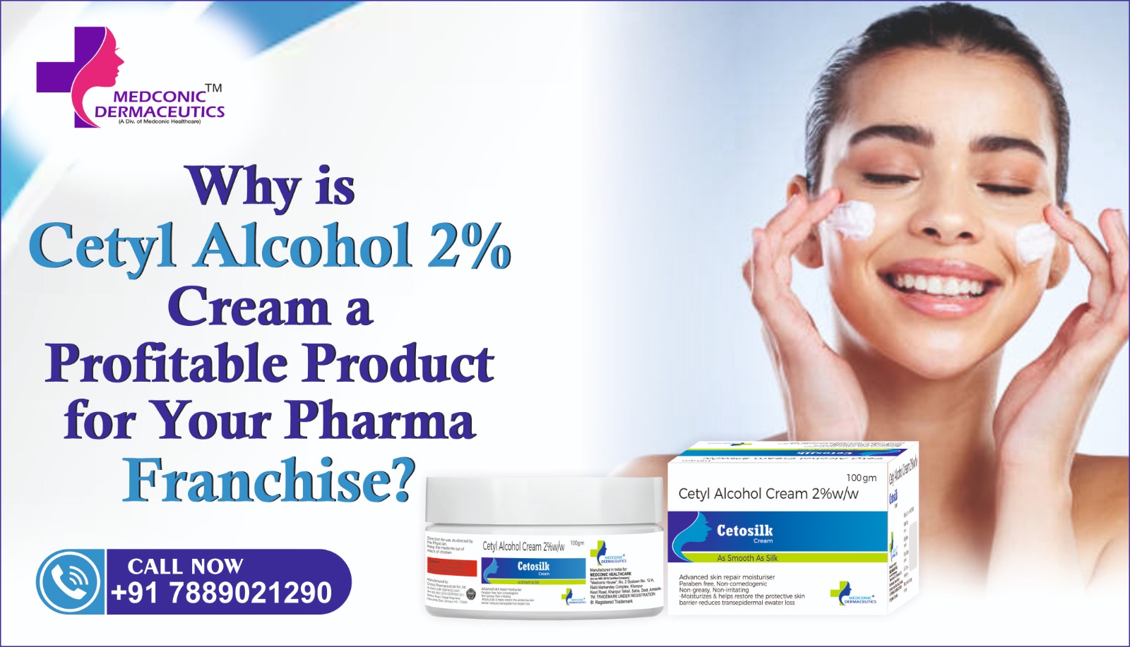 CETOSILK - CETYL ALCOHOL 2% CREAM