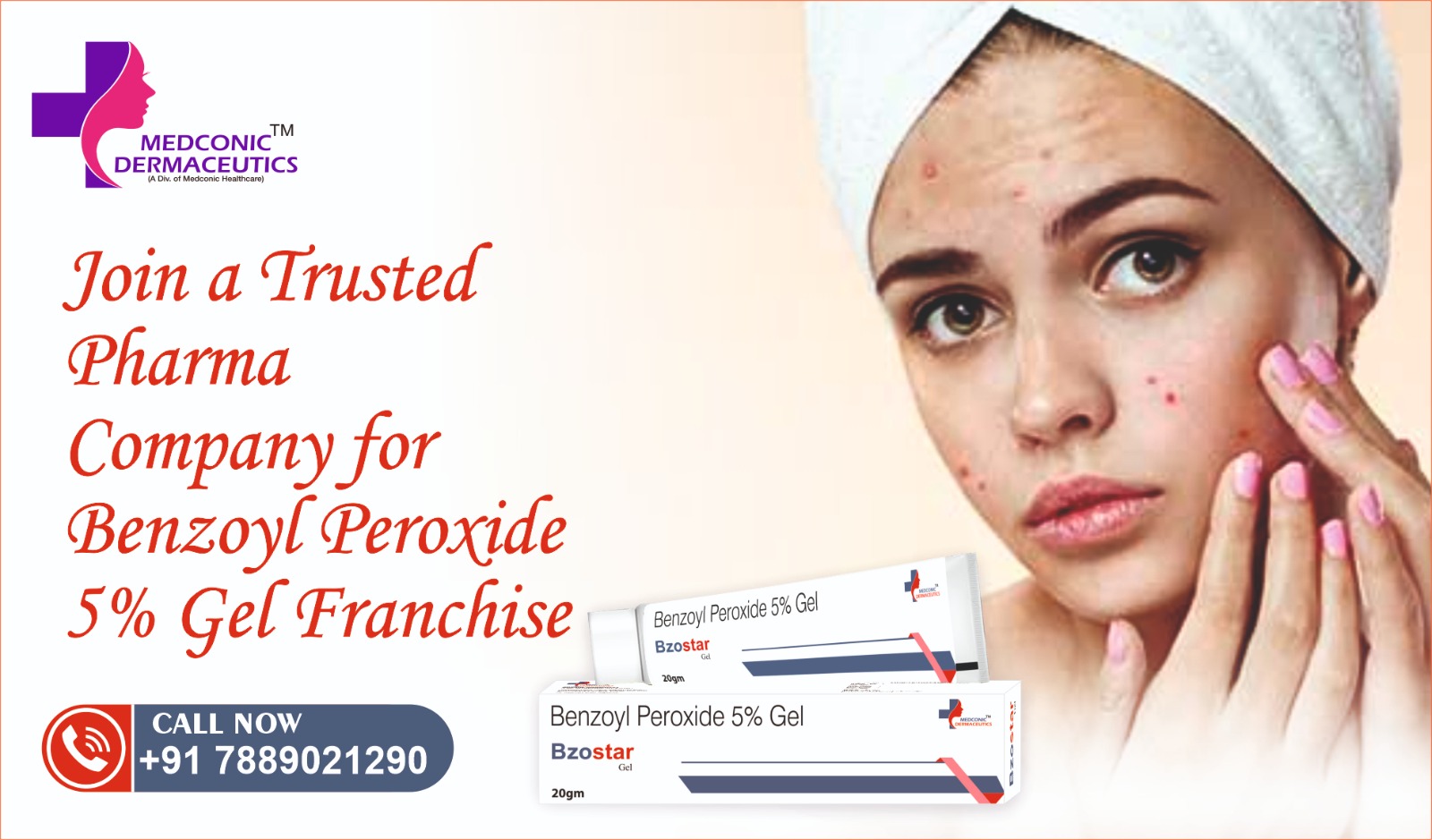 BZOSTAR - Hydrous Benzoyl Peroxide 5% WW GEL