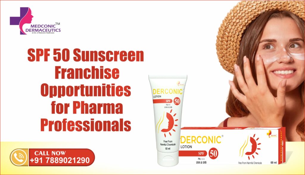 DERCONIC SPF 50 - SPF 50 PA UVA & UVB SUN PROTECTION LOTION