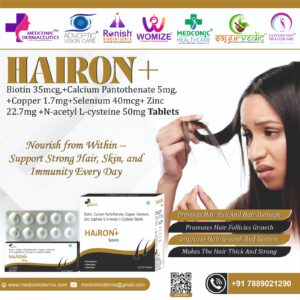 HAIRON TAB - Biotin Calcium Pantothenate Elemental Copper Elemental Selenium Elemental Zinc and N-Acetylcysteine TABLETS